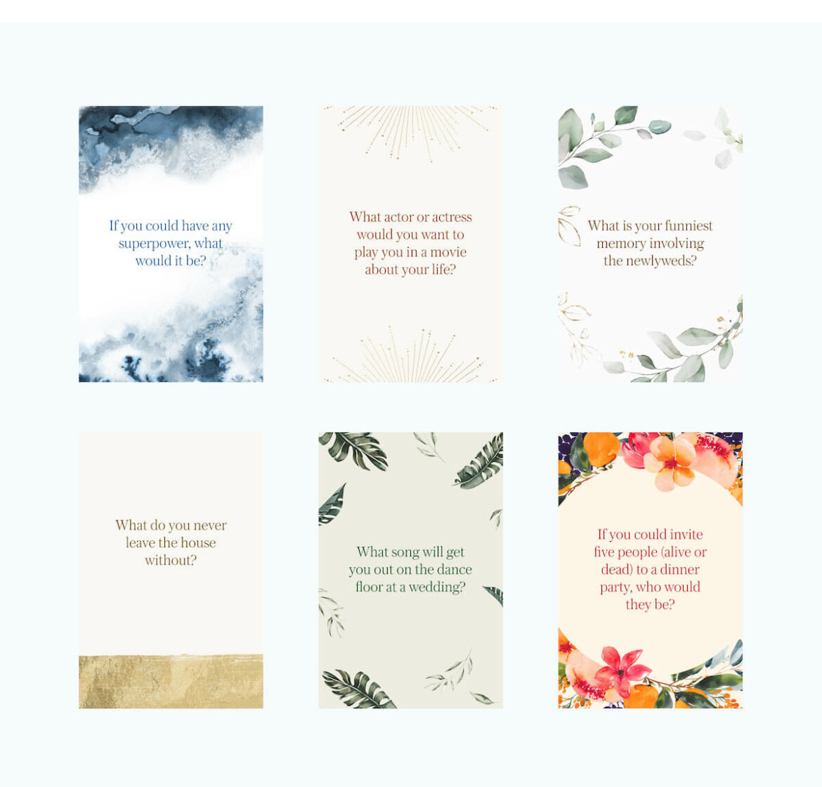 Joy conversation starter cards